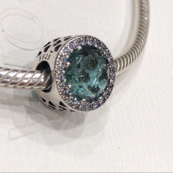 Pandora Charm 100% AUTHENTIC Glacier Hearts Blue - Picture 5 of 9